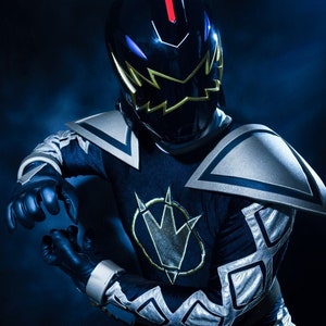 ANIKI Black Dino Thunder Ranger Cosplay Costume