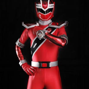 ANIKI Kiramager Red Sentai Power Rangers COSPLAY COSTUME