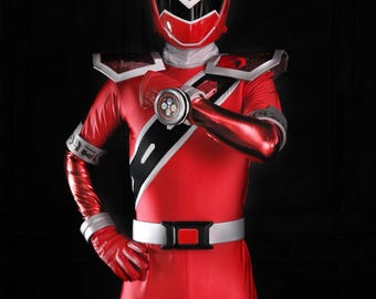 ANIKI Kiramager Red Sentai Power Rangers COSPLAY COSTUME