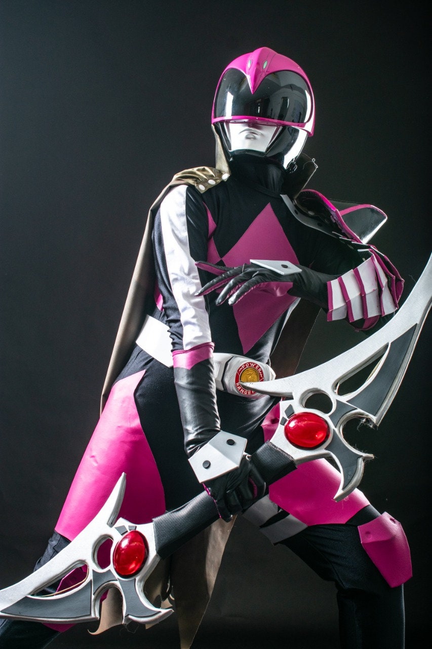 Anime Demon Girl in Power Ranger Suit · Creative Fabrica