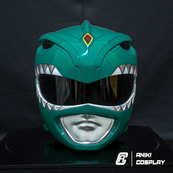 ANIKI Green MMPR Power Ranger Cosplay Helmet Collectible Mask Replica -   Canada