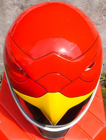 鳥人戦隊ジェットマン レッドホーク ヘルメットコスプレ用スーツ 一体