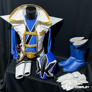ANIKI Ninja Power rangers samurai ranger super samurai mode cosplay costume