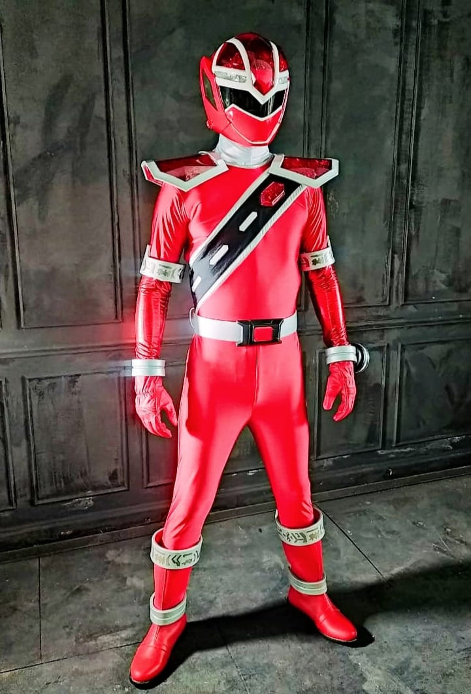 Aniki Power Rangers ANIKI Kiramager Red Sentai Power Rangers COSPLAY COSTUME - Etsy Canada
