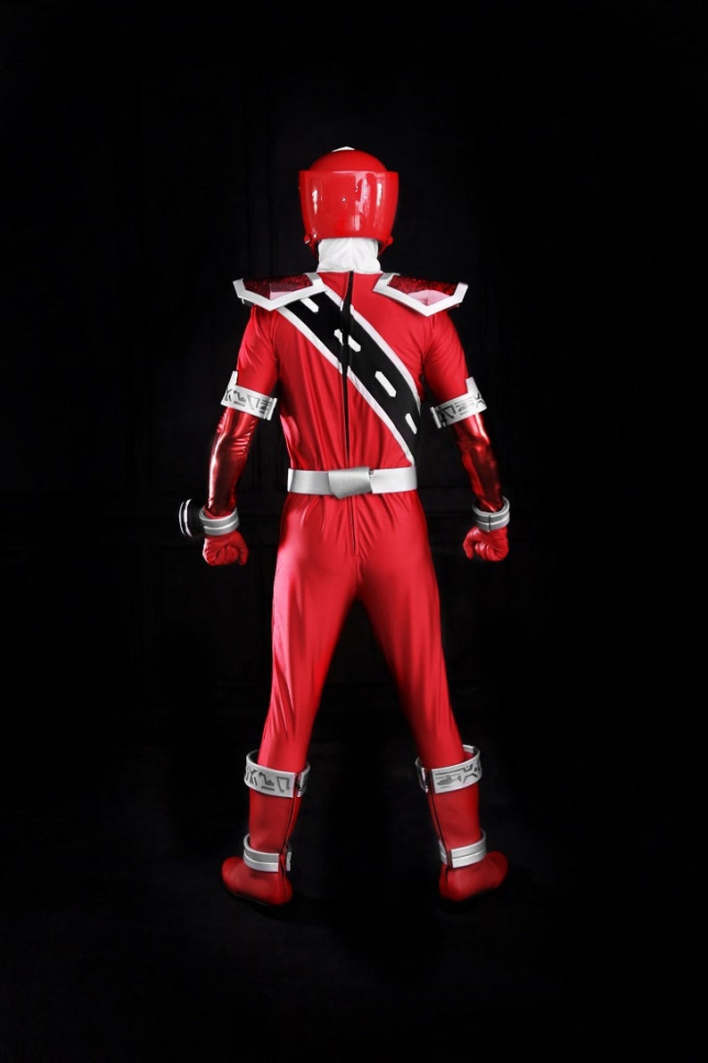 Aniki Power Rangers ANIKI Kira Red Sentai Power Rangers COSPLAY COSTUME - Etsy Australia