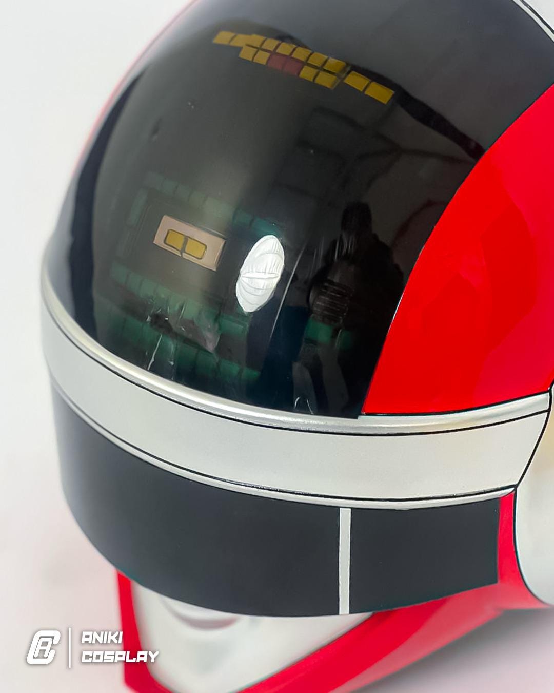 忍者戦隊 ニンジャレッド ヘルメット 1:1 コスプレ用 装着可能 忍者戦隊 ニンジャレッド ヘルメット 1:1 コスプレ用 装着可能 忍者