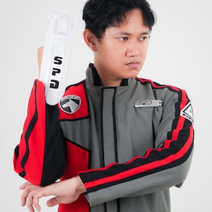 ANIKI Cosplay SPD Ranger Custom Uniform Cosplay Jas Broek Set