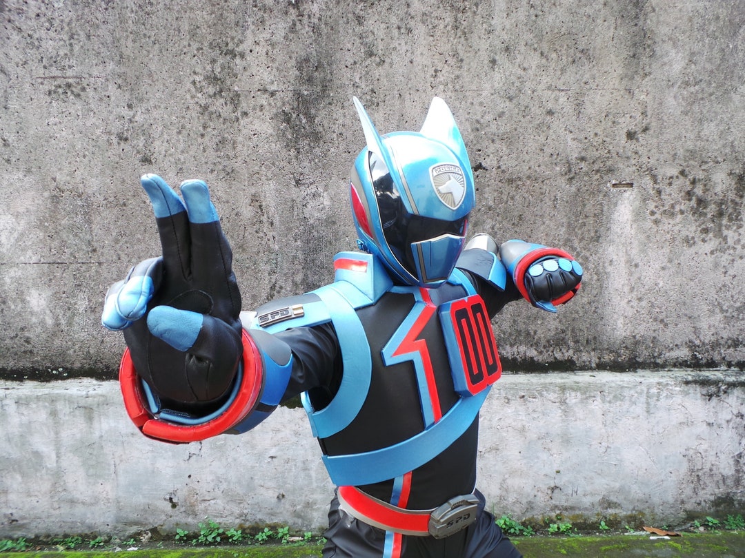 ANIKI コスチュームセット シャドウレンジャー SPD コスプレ