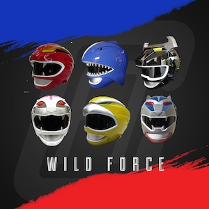 ANIKI Wild Force Ranger Cosplay Collectible Helmet
