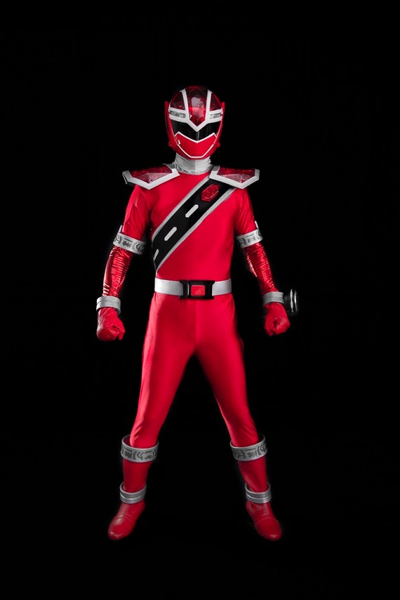 referentie bladeren Visser ANIKI Kira Red Sentai Power Rangers COSPLAY KOSTUUM - Etsy België