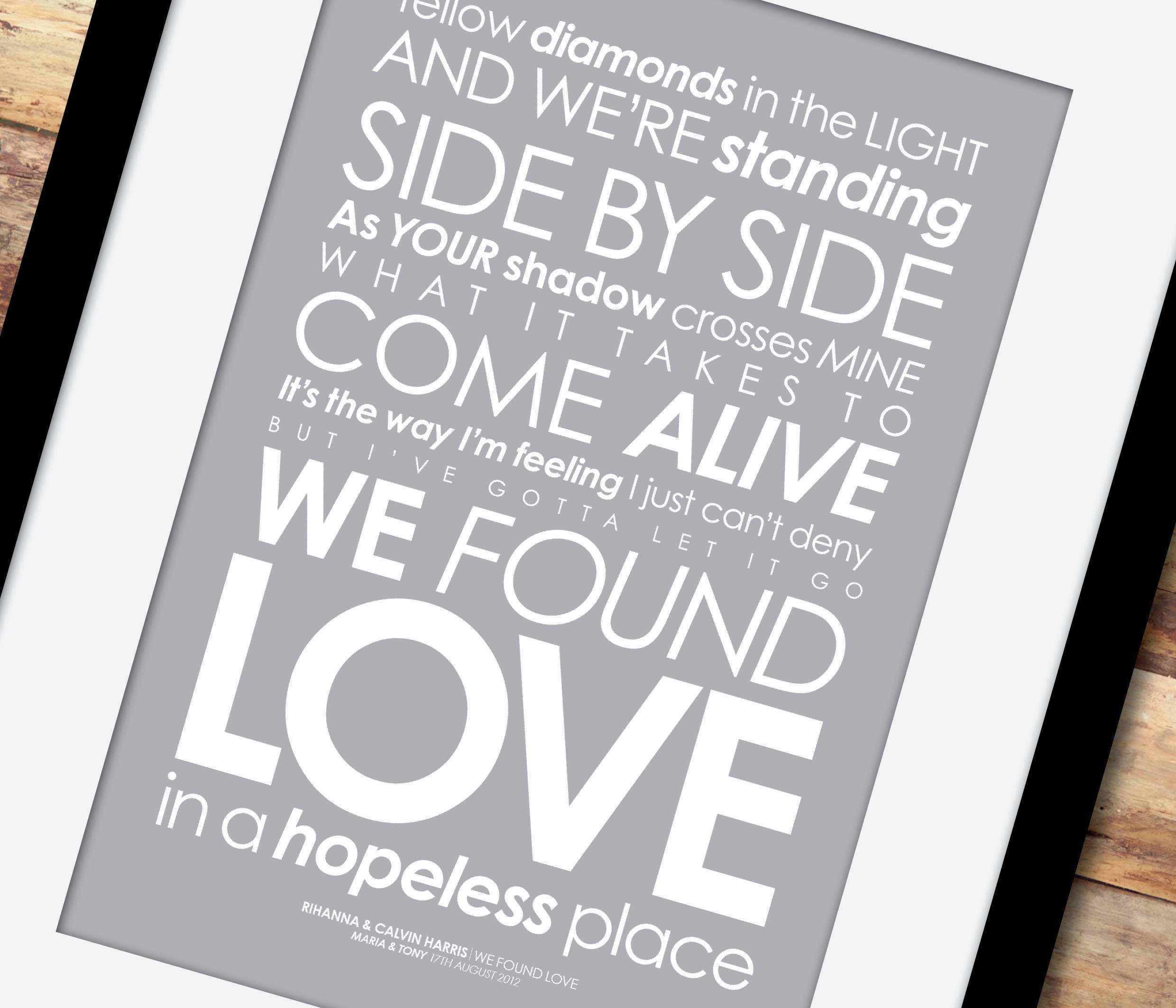 Rihanna We Found Love Tekst