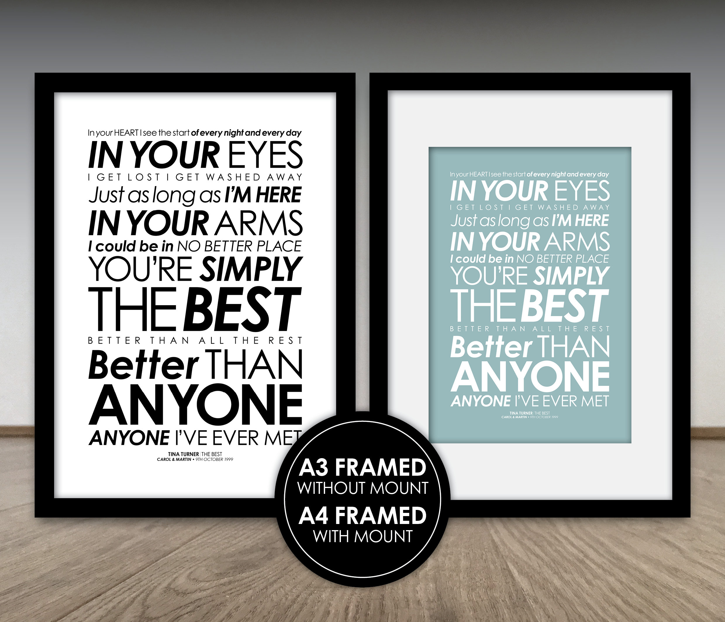 Tina Turner Bonnie Tyler The Best LYRICS print -  Portugal