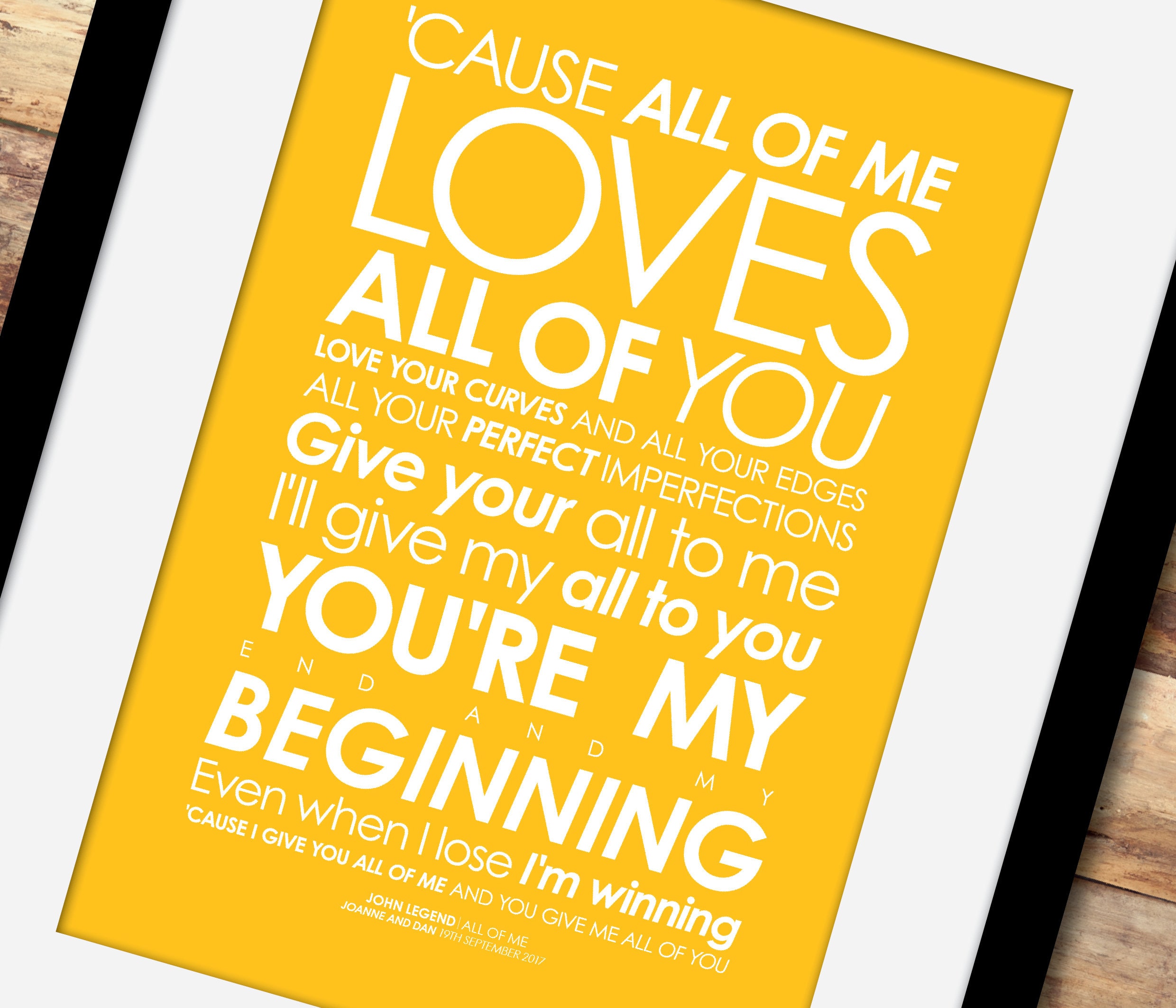 lyrics to john legend all of me