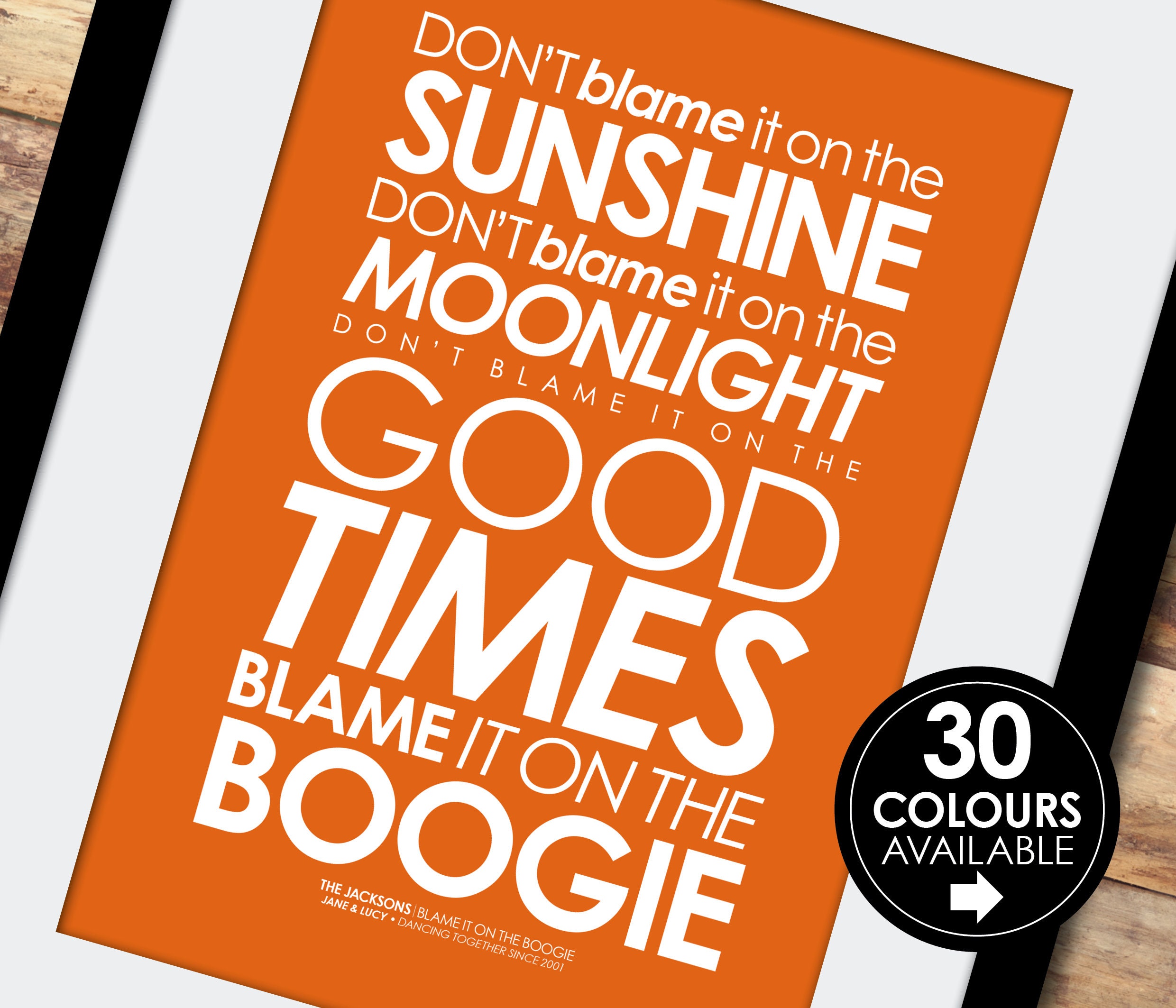 Blame It on the Boogie Lyrics Print the Jacksons Optional Etsy UK Blame It on the Boogie Lyrics Print the Jacksons Optional Etsy UK