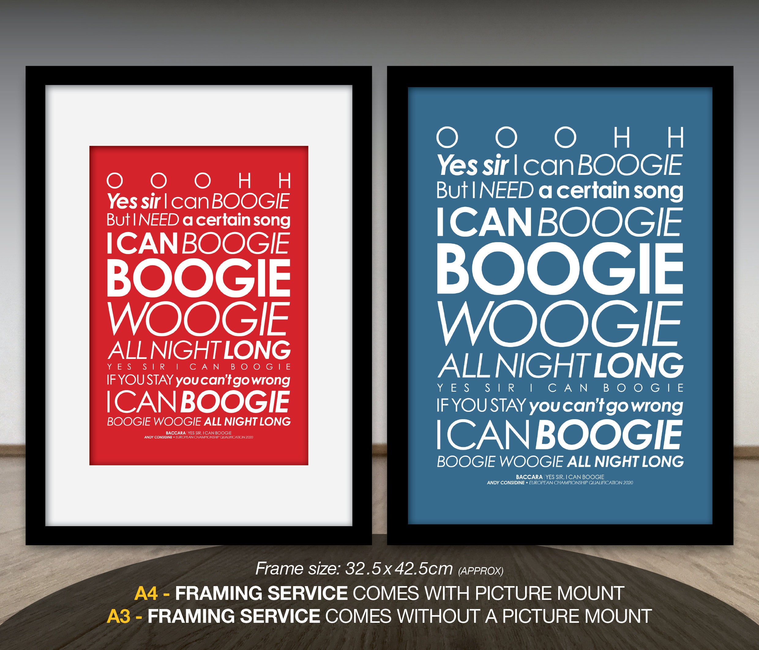 Baccara Yes Sir I Can Boogie Paroles Yes Sir I Can Boogie Baccara LYRICS print with | Etsy