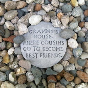 personalized garden stepping stone with text only (small)