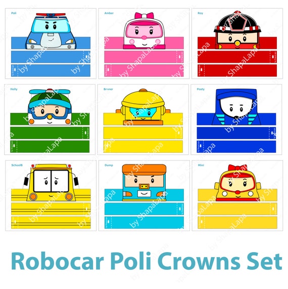 papercraft robocar poli