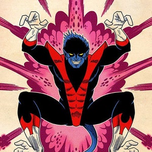 Nightcrawler, Signed 11 x 17 Color Print by Darryl Young