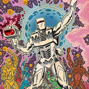 ROM and the Spaceknight Squadron, Signed 11 x 17 Color Print by Darryl Young