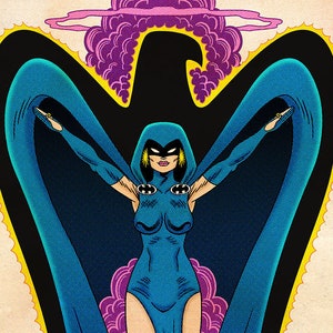 Raven, Signed 11 x 17 Color Print by Darryl Young