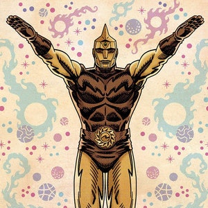 Spectreman, Signed 11 x 17 Color Print by Darryl Young