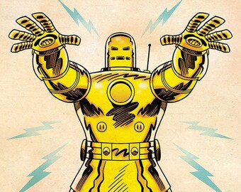 Iron Man II, Signed 11 x 17 Color Print by Darryl Young