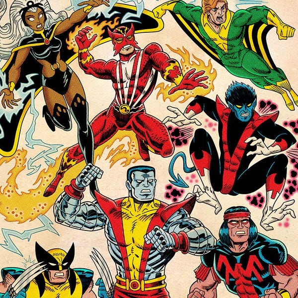 Uncanny X-Men, Signed 11 x 17 Color Print by Darryl Young