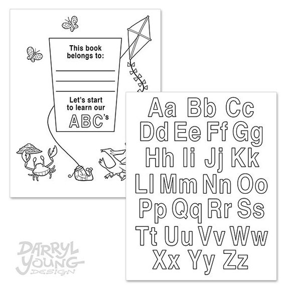Large Printable Alphabet Book