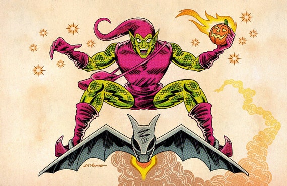 Green Goblin, Signed 11 X 17 Color Print by Darryl Young - Etsy