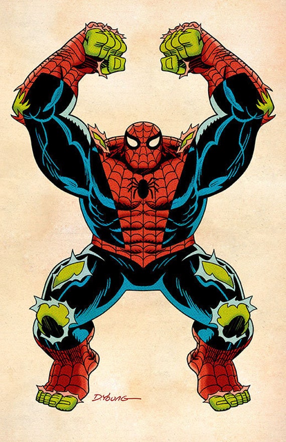 Amazing Spider-hulk Signed 11 X 17 Color Print by Darryl - Etsy Amazing Spider-hulk Signed 11 X 17 Color Print by Darryl - Etsy