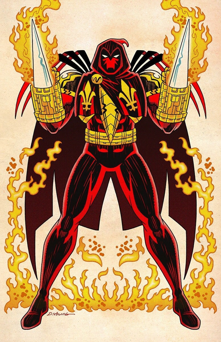 Azrael, Signed 11 X 17 Color Print by Darryl Young - Etsy