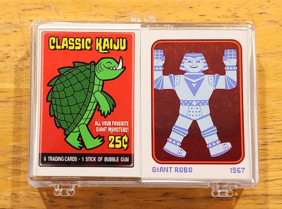 Classic Kaiju Mini Trading Card Set, 56 Cards, 1.75