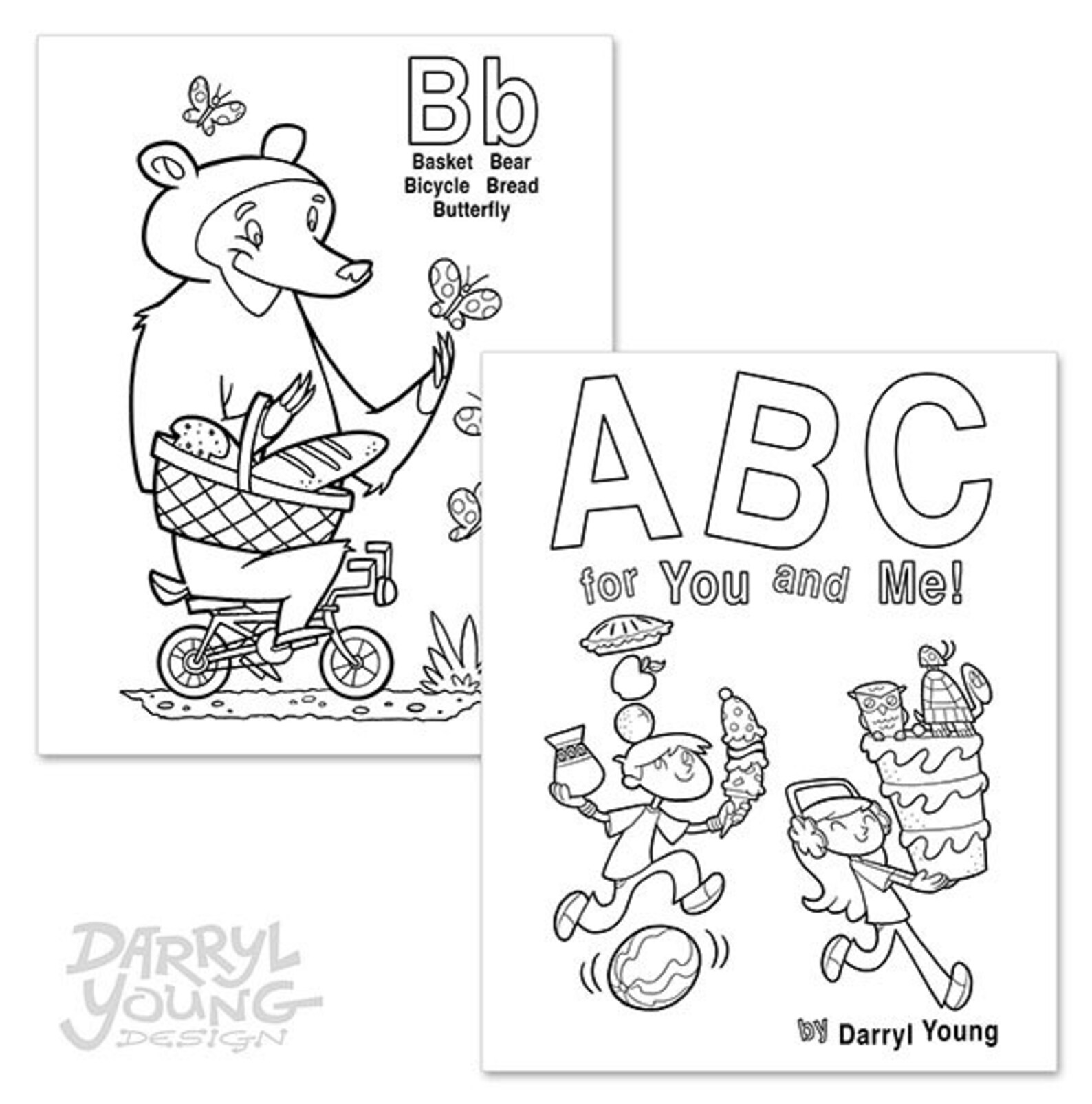 Download Large Alphabet Coloring Book Digital Printable ABC for You | Etsy