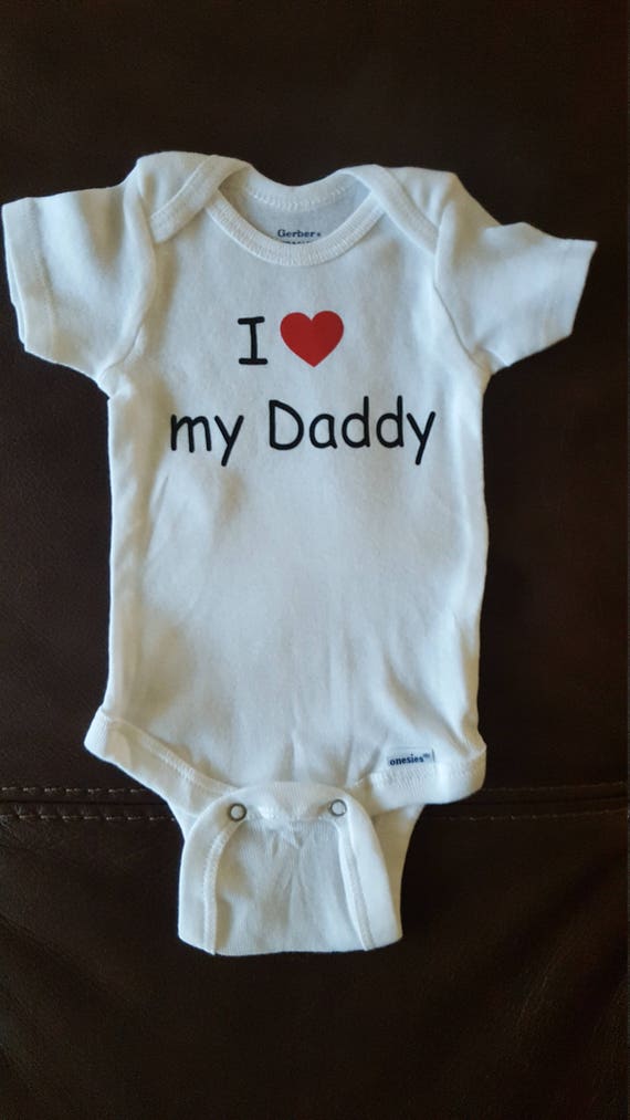 i love my papa baby clothes
