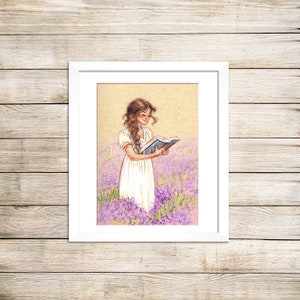 Lizzy in a Lavender Field