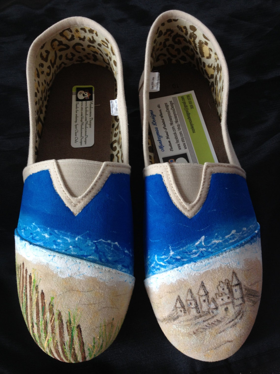 custom beach shoes