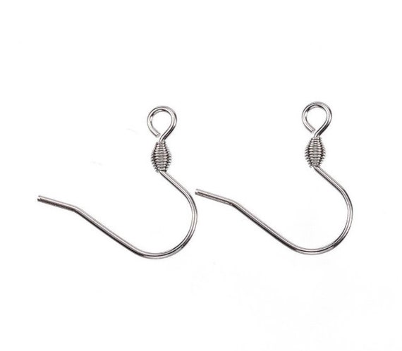 20 pcs 304 Stainless Steel earring hooks with Rhinestone,ear wire with  crystal,stainless Steel finding,earring setting,brass earring hook