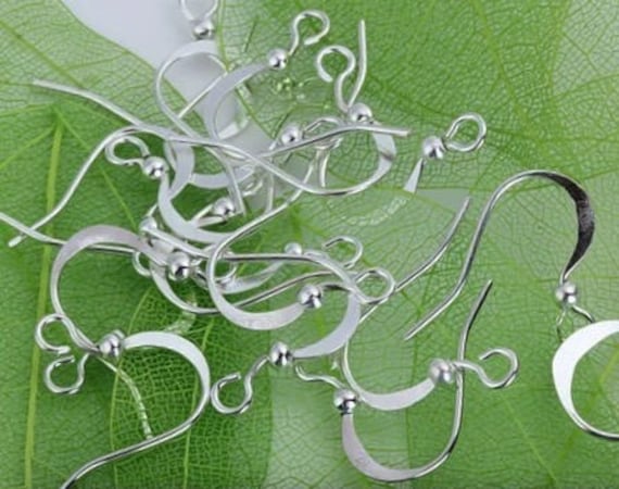 Wholesale 925 Sterling Silver Fishhook Earring Hooks With Spring, French  Hook Earring Wires for Jewelry Making, Sensitive Ear Earring Hooks 