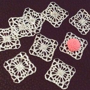 26 pcs Silver Plated filigree,Rhombus,Silver pendant,silver connector,silver filigree,silver Link,silver finding,silver plated filigree