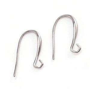 6 pcs Silver tone earring hooks,Fish hooks,platinum finding,silver tone ear wire,copper ear hook,silver tone ear hook,iron earring hook