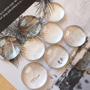 14 pcs 18 mmm clear glass cabochons,transparent,haft round circle glass cabochon,flat cabochon,flat back glass cabochon,clear glass cabochon