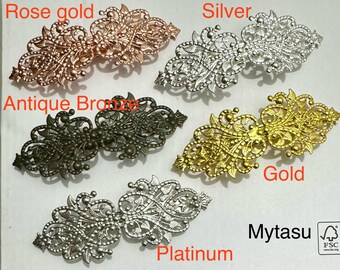 Pick your color…1 pcs hair barrette, antique hair findings,bridal hair barrette,leaf hair barrettes, hair barrettes, antique hair barrettes