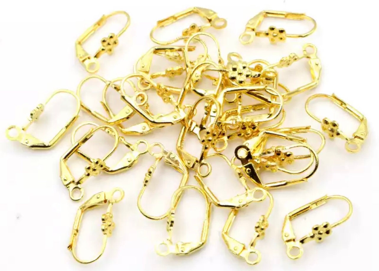 Orecchini A Cerchio Francese In Oro 10K - Foto 11