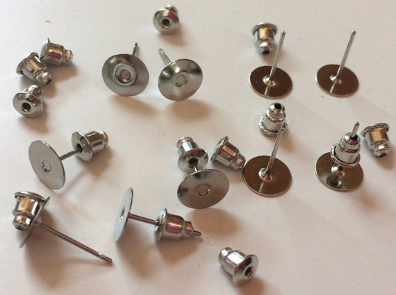 Nickel free earring posts and backs discount