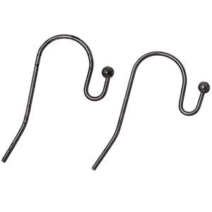 Nickel Free,,50 pcs Gunmetal Earring hooks,gunmetal Fishhook,Copper ear wire,Copper earring hook,copper ear wire,gunmetal earring hook