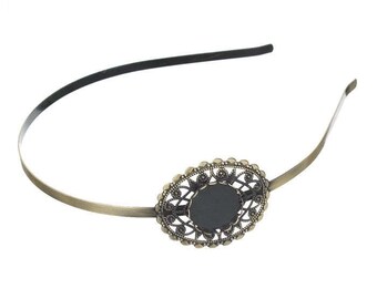 1 pcs Antique bronze Head Bands,Antique Bronze hair band,brass hair band,brass head band,bridal head band,wedding hair band,hair accessories