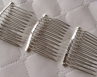 8 pcs Hair Combs,Bright Silver color,flower Hair Comb, bridal hair comb,silver hair comb ,hair accessories,hair comb,wedding hair comb