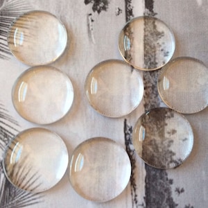 20 pcs 20 mm clear glass cabochons,transparent,haft round circle glass cabochon,flat cabochon,flat back glass cabochon,clear glass cabochon