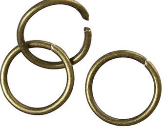 170 pcs 8 mm Antique Bronze Jump Rings,close but unsoldered,brass jump rings,8 mm jump ring,brass findings,Iron jump ring,big jump ring