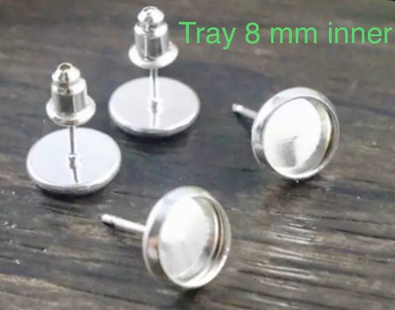 Nickel free earring sale posts and backs